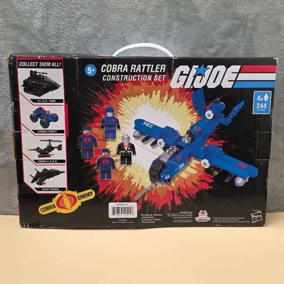 2020 Forever Clever G.I. Joe: Cobra Rattler 244 Pieces Construction Set NEW - Picture 2 of 8